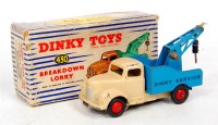 Lot 1977 - Dinky Toys No.430 Breakdown Lorry, cream cab...