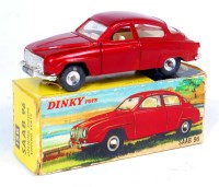 Lot 1993 - Dinky Toys No.156 Saab 96, metallic red with...