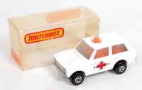 Lot 2314 - Matchbox Superfast No.20 Police Patrol, white...