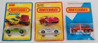 Lot 2317 - Matchbox Superfast Carded Diecast Group, 3...