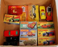Lot 2321 - Matchbox Superfast and Budgie boxed, loose,...