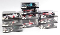 Lot 2529 - Minichamps 1/43rd scale Formula 1 racing car...