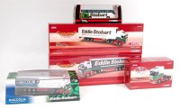 Lot 2608 - Eddie Stobart 1/50th and 1/76th scale boxed as...