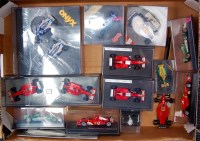 Lot 2658 - 2 trays of various mixed scale Formula 1, WRC...
