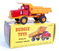 Lot 2514 - Budgie Toys No.242 Euclid Tipper Truck, red...
