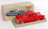 Lot 3155 - Triang Minic Electric Ford Zephyr, red plastic...