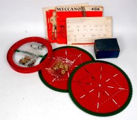 Lot 3197 - Meccano Geared Roller Bearing, finished in red...