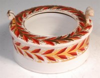 Lot 85 - A circa 1800 Derby porcelain cylindrical dish,...