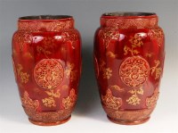Lot 87 - A pair of late 19th century Clement Massier...