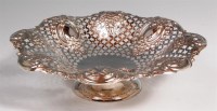 Lot 107 - A James Dixon & Sons silver pedestal bonbon...