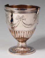 Lot 116 - An Edwardian silver swing handled bonbon...