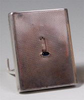 Lot 131 - A Continental ladies silver pocket cigarette...