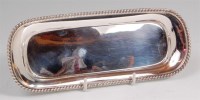 Lot 138 - A Roberts & Belk modern silver pen tray, of...