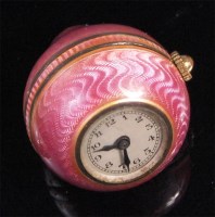 Lot 175 - An early 20th century Continental guilloche...