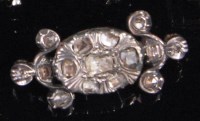 Lot 203 - An early 19th century gold backed and diamond...