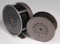 Lot 250 - A Hardy's 'Salmon Perfect' 4" aluminium fly...