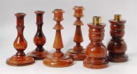 Lot 290 - A collection of antique treenwares, to include;...