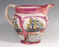 Lot 69 - A Victorian Sunderland lustre baluster form...