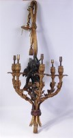 Lot 315 - An early 20th century bronze and gilt bronze...