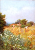 Lot 377 - Late 19th century English school - Harvest...