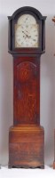 Lot 432 - A mid 19th century oak longcase clock by W N...