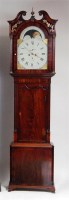 Lot 436 - An early 19th century mahogany longcase clock...