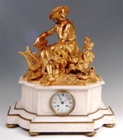 Lot 444 - A late 19th century French gilt bronze and...