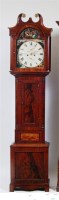 Lot 451 - An early 19th century mahogany longcase clock...