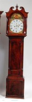 Lot 453 - An early 19th century mahogany longcase clock...