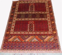Lot 463 - A Persian woollen Ensi hanging door rug,...