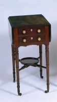 Lot 482 - A George IV mahogany work table, having...