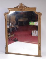 Lot 486 - A Victorian giltwood and gesso overmantel...