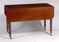 Lot 498 - An early 19th century mahogany Pembroke table,...