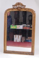 Lot 527 - A Victorian giltwood and gesso overmantel...
