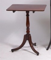 Lot 529 - A Regency mahogany pedestal tripod table,...