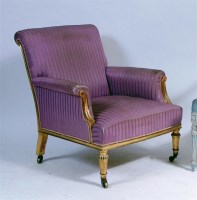 Lot 536 - A late 19th century giltwood 'Sandringham'...