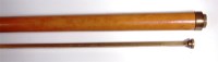 Lot 259 - A late Victorian drayman's mallacca walking...