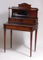 Lot 563 - A late 19th century French rosewood and...