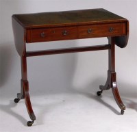 Lot 566 - A Regency mahogany and rosewood and satinwood...