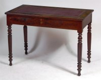 Lot 576 - A mid 19th century French mahogany writing...