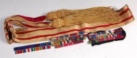 Lot 313 - Field Marshall Cassels ceremonial belt, in...