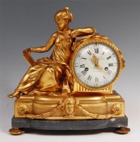 Lot 443 - A Henry Voisin of Paris ormolu mantel clock,...