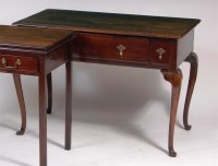 Lot 523 - An 18th century and later walnut side table,...