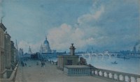 Lot 1492 - Late 19th century English school - The river...