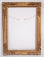 Lot 1597 - A 19th century French giltwood and gesso...