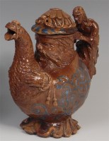 Lot 1100 - An Edward Bingham Castle Hedingham Pottery...