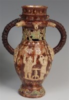 Lot 1102 - An Edward Bingham Castle Hedingham Pottery...