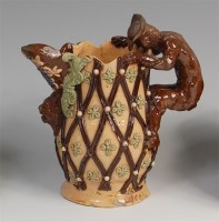 Lot 1113 - An Edward Bingham Castle Hedingham Pottery jug,...