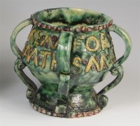 Lot 1116 - An Edward Bingham Castle Hedingham Pottery...