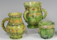 Lot 1121 - An Edward Bingham Castle Hedingham Pottery...